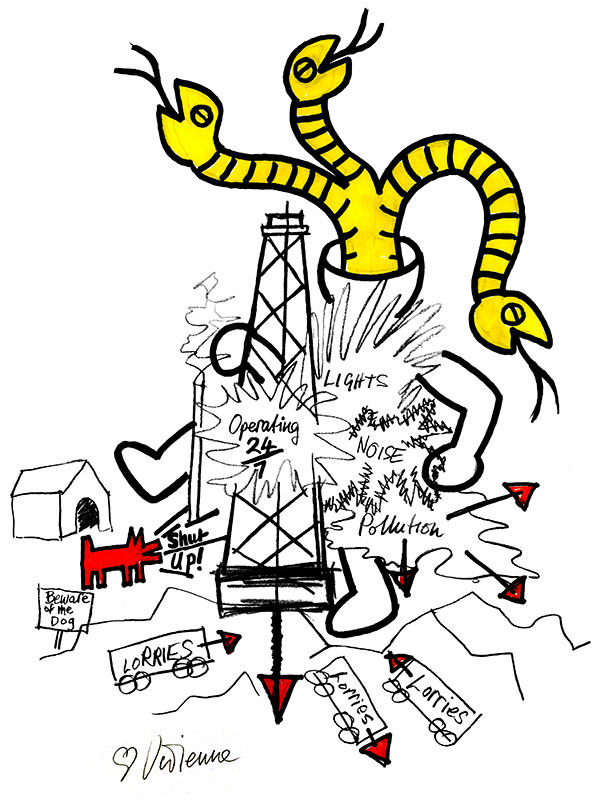 Vivienne Westwood Fracking Poster