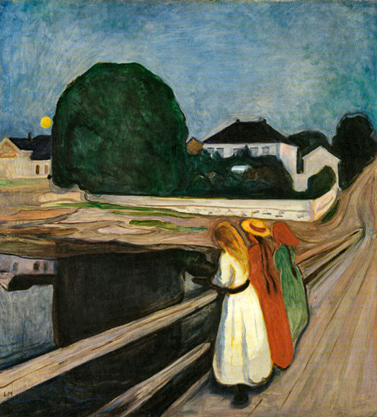 Girls on the Bridge,1899 - Edvard Munch