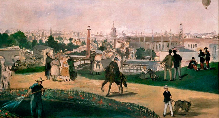 Manet's View of the Universal Exhibition -1867
