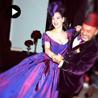 Dita Von Teese wedding dress