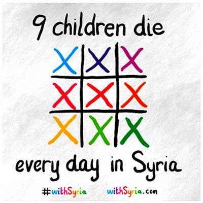 Children die in Syria