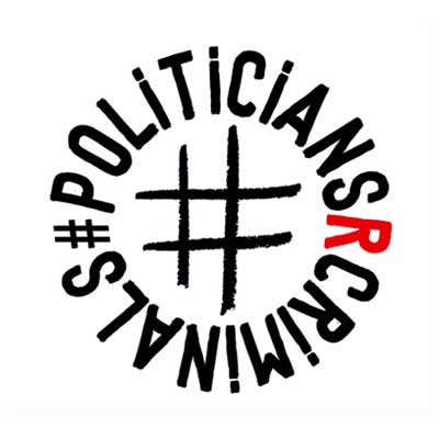 politicians-r-criminals-badge